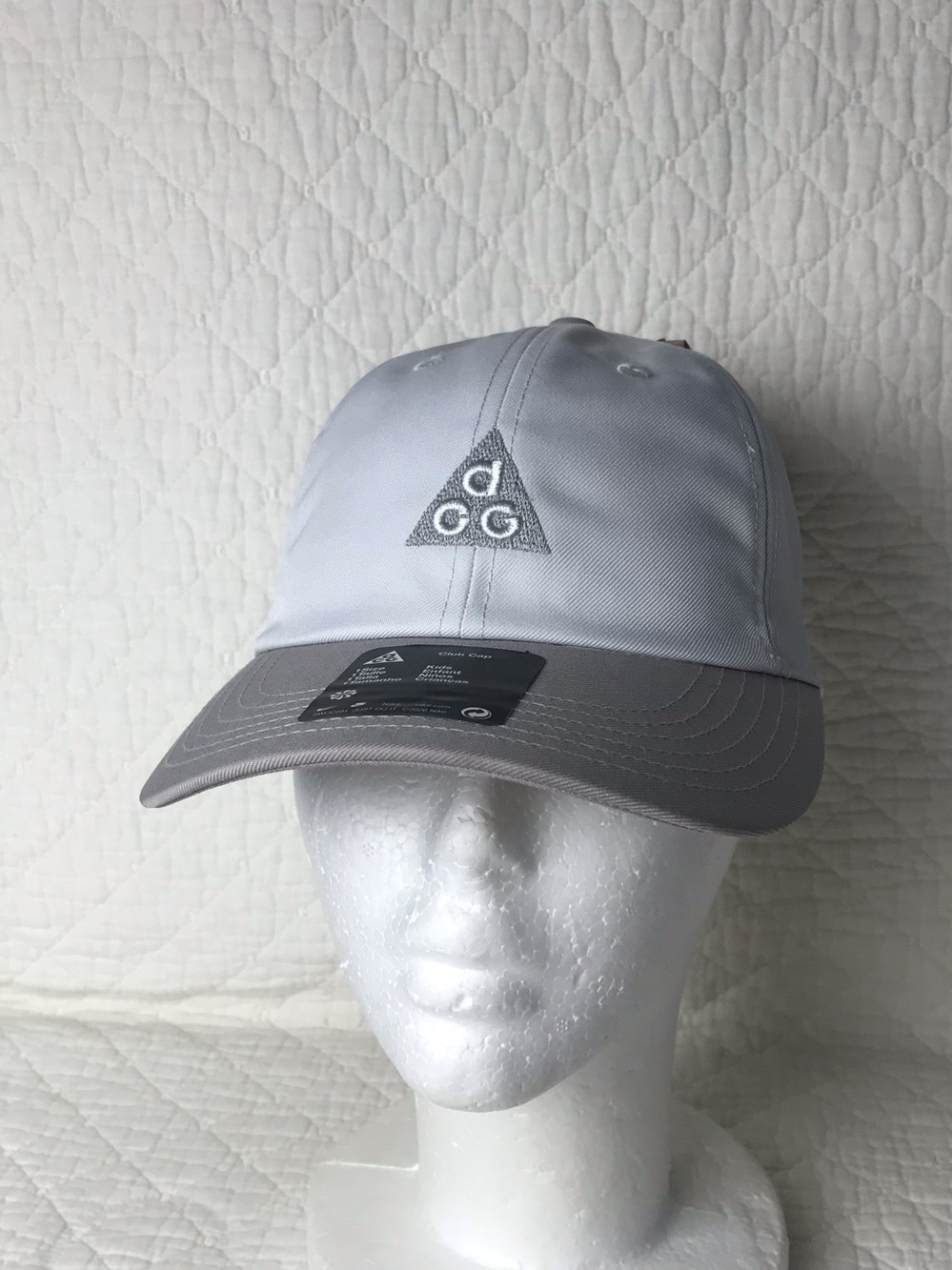 Nike ACG Fly Club Cap Hat Kids 1 SZ Sportswear Photon Dust Grey IH8997-025 NWT